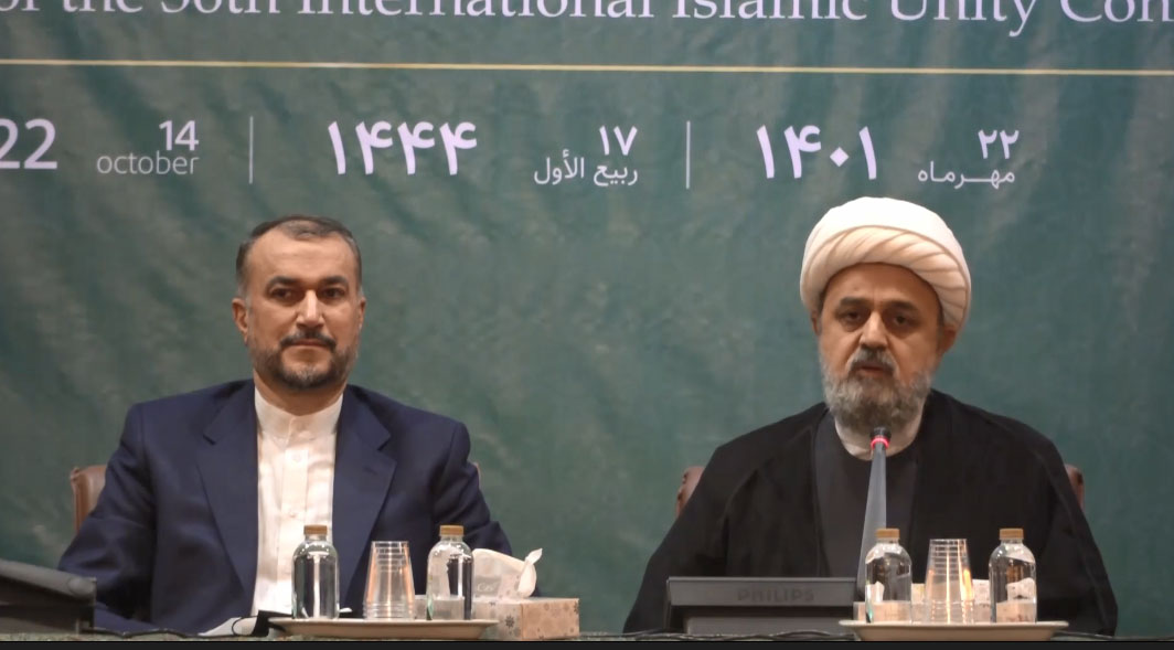 نشست وزیر امور خارجه با مهمانان سی و ششمین کنفرانس بین المللی وحدت اسلامی